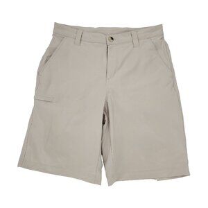 Columbia PFG Grander Marlin II Offshore Shorts Mens 30x10" Beige Fishing Stretch